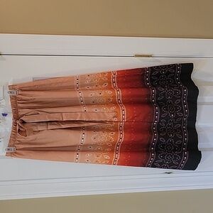 Boho maxi skirt